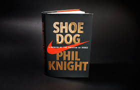 Book cover of Shoe Dog by Phil Knight