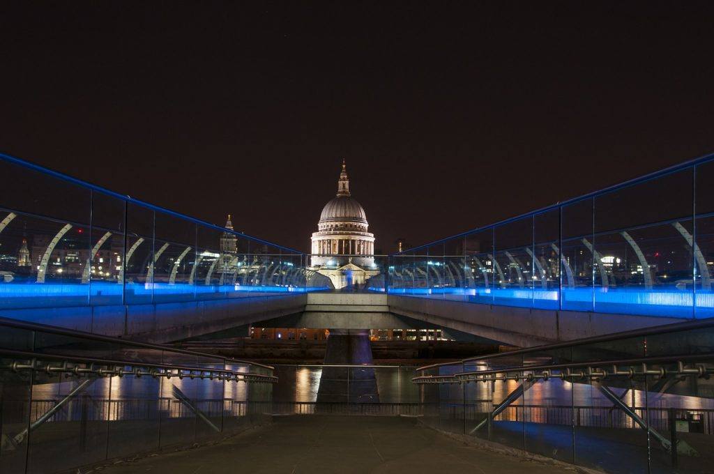 St Paul's Cathedral from Millennium Bridge